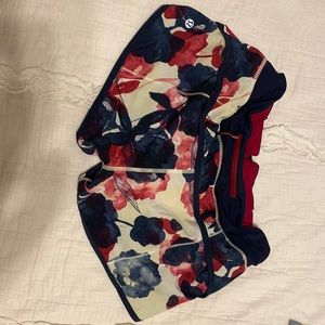 Floral Lululemon Shorts